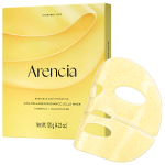 Vita Collagen Radiance Jello Mask, Cooling Gel Mask for Instant Glow &amp; Hydration with Vitamin C Complex, Glutathione &amp; Collagen, 4 Sheets