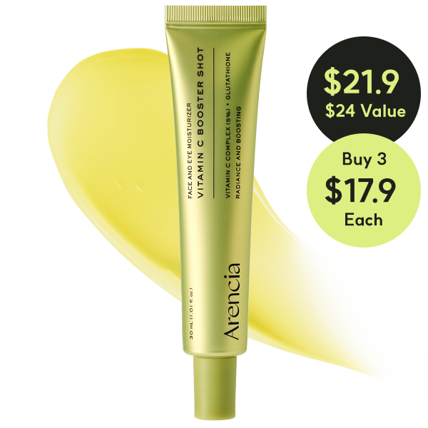Vitamin C Booster Shot, Pure Vitamin C + Glutathione for Bright, Healthy Skin Glow, 1.01 fl oz