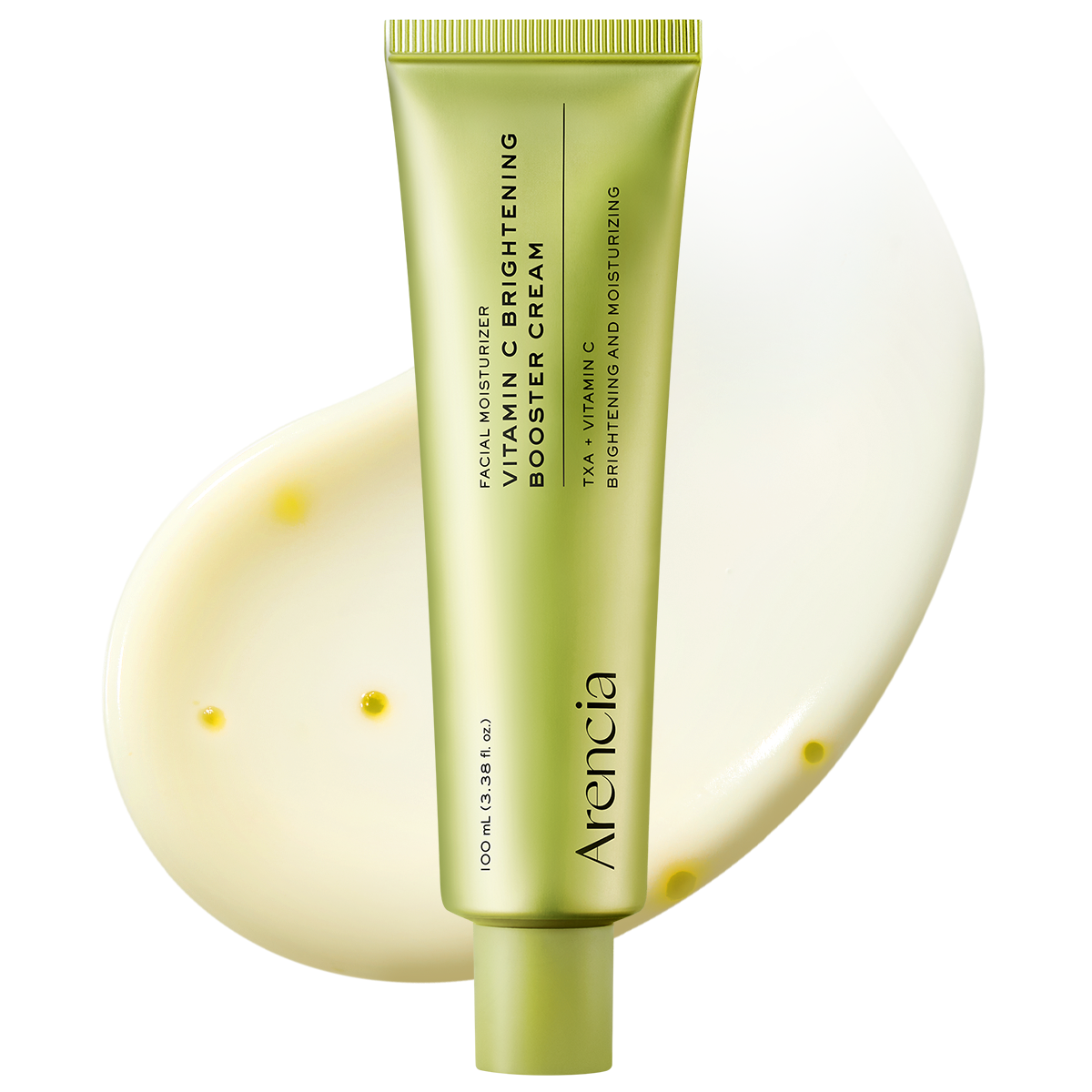 Vitamin C Brightening Booster Cream, Glow-Enhancing Moisturizer with Vitamin C, TXA &amp; Glutathione for Radiant, Glass Skin, 3.38 fl. oz.