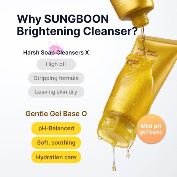Kojic Acid Niacinamide Brightening Face Gel Cleanser