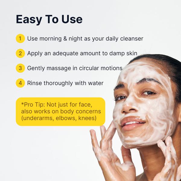 Kojic Acid Niacinamide Brightening Face Gel Cleanser