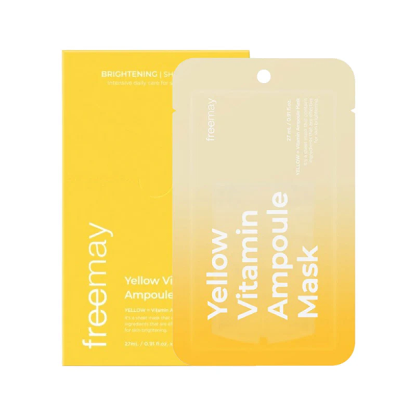 FREEMAY-Yellow Vitamin Ampoule Mask sheets
