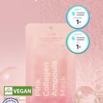 FREEMAY-Pink Collagen Mask sheets (10sheets)