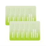 FREEMAY-Vegan Green Heartleaf Ampoule Mask sheets