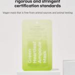 FREEMAY-Vegan Green Heartleaf Ampoule Mask sheets