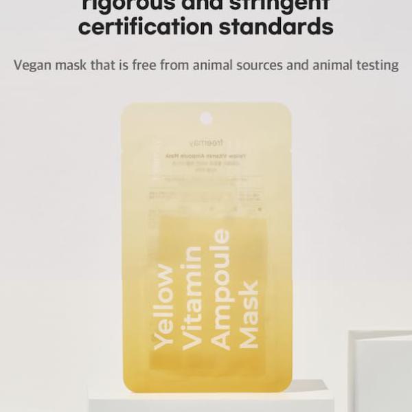 FREEMAY-Yellow Vitamin Ampoule Mask sheets (10sheets)