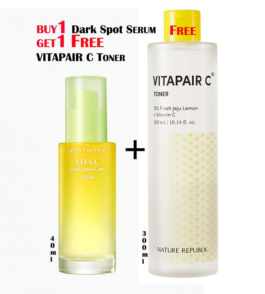 [GOODAL] DARK SPOT CARE SERUM 40ml w/ FREE VITAPAIR C TONER 300ml