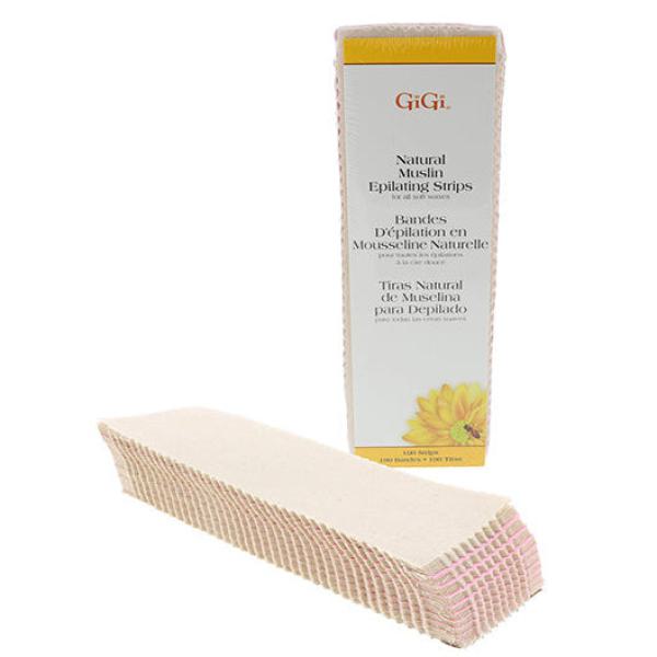 Natural Muslin Strips, Large