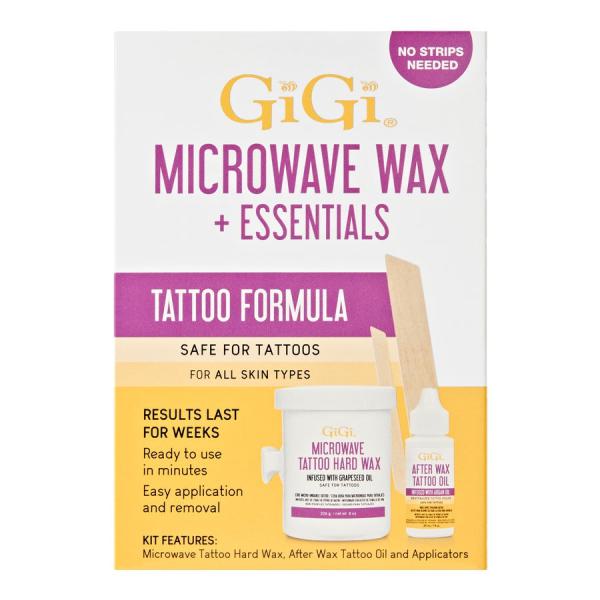 Microwave Wax &amp; Essentials Kit, Tattoo Formula