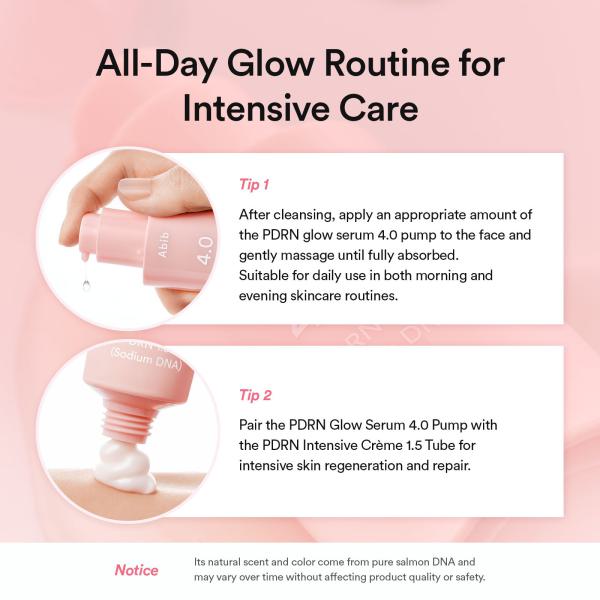 PDRN glow serum 4.0 pump