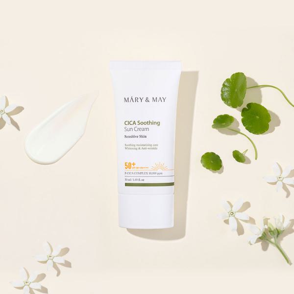 Mary&amp;May Vegan CICA Soothing Sun Cream SPF50+ PA++++