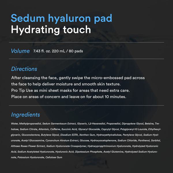 Sedum Hyaluron Pad Hydrating Touch (Renewal)