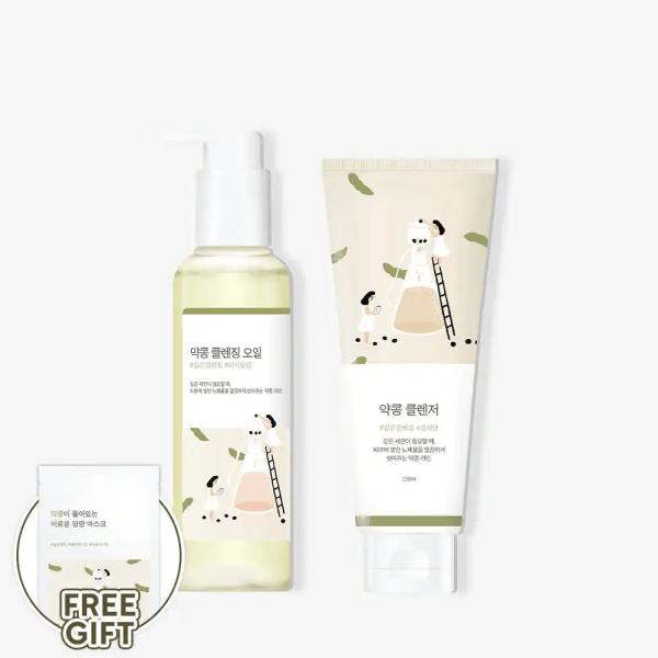 Soybean Oil Cleanser + Facial Cleanser Double Cleansing Routine