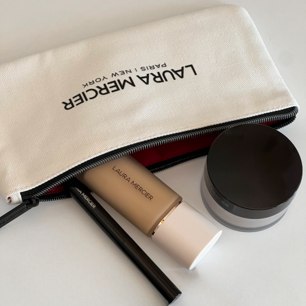 Laura Mercier White Makeup Bag
