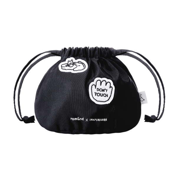 rom&amp;nd X INAPSQUARE BLACK SPECTRUM POUCH