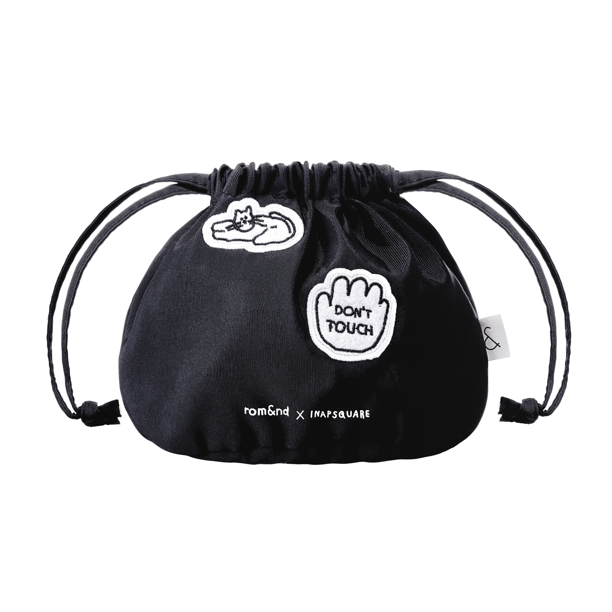 rom&amp;nd X INAPSQUARE BLACK SPECTRUM POUCH