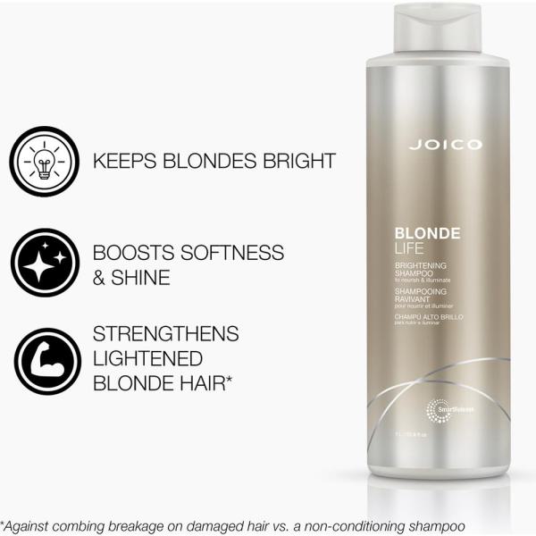 Blonde Life Brightening Shampoo / 33.8 fl. oz. - 1 Liter by Joico