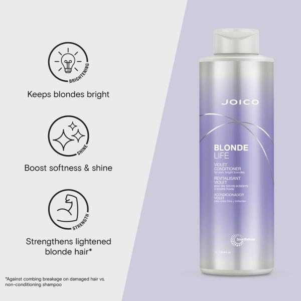Blonde Life Violet Conditioner / 33.8 fl. oz. - 1 Liter by Joico