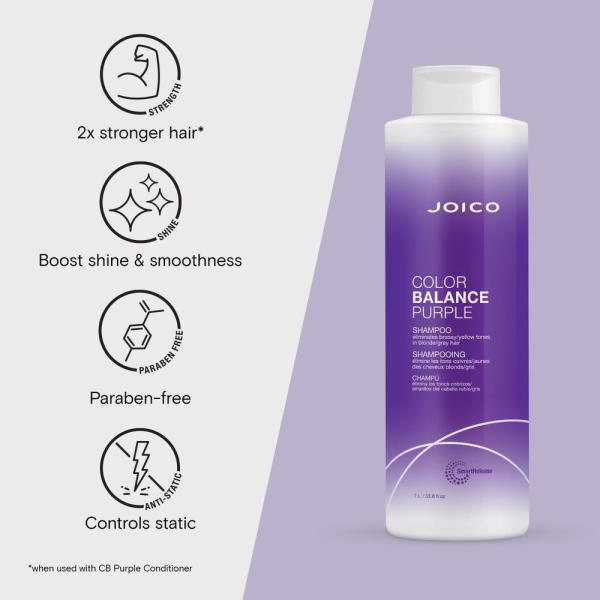 Color Balance Purple Shampoo / 33.8 fl. oz. - 1 Liter by Joico