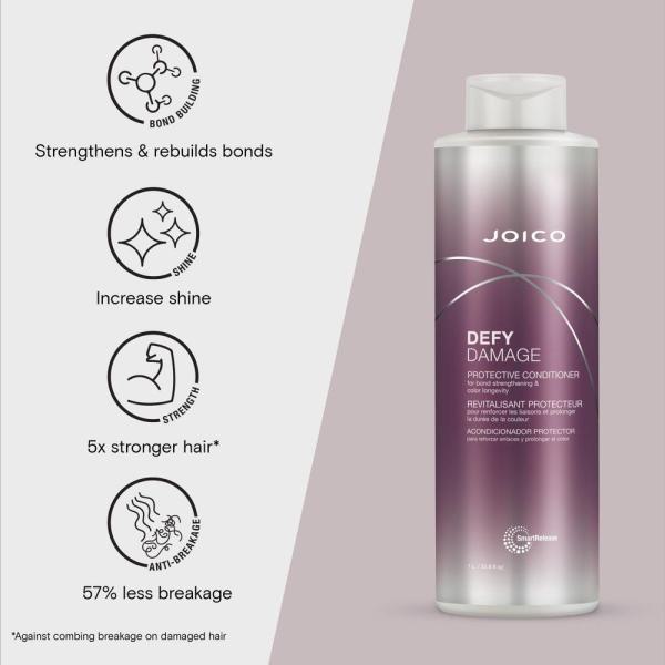 Defy Damage Protective Conditioner / 33.8 fl. oz. - 1 Liter by Joico
