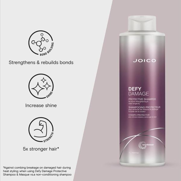 Defy Damage Protective Shampoo / 33.8 fl. oz. - 1 Liter by Joico