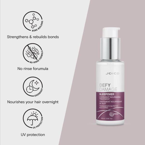 Defy Damage Sleepover Overnight Nourishing Treatment / 3.38 oz. by Joico