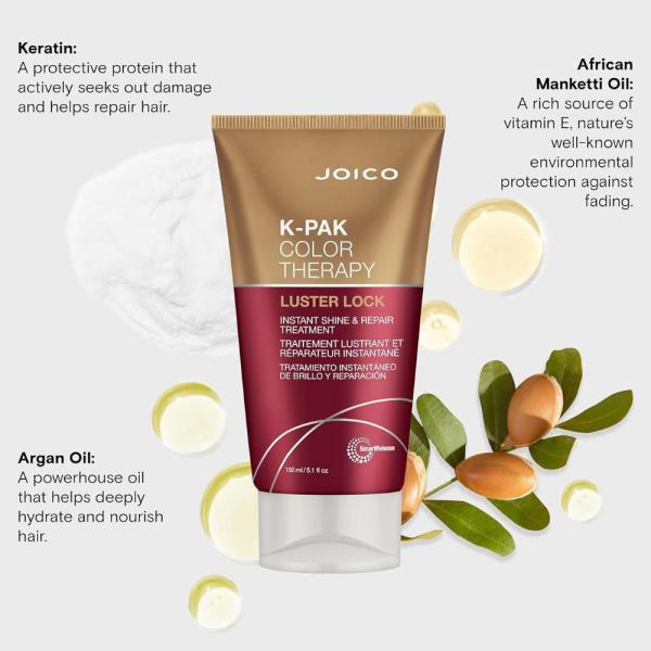 K-PAK Color Therapy Luster Lock Instant Shine &amp; Repair Treatment / 5.1 oz. by Joico