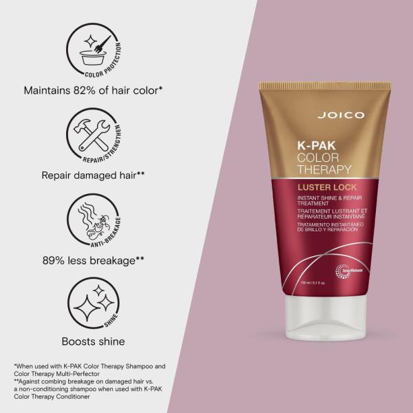 K-PAK Color Therapy Luster Lock Instant Shine &amp; Repair Treatment / 5.1 oz. by Joico
