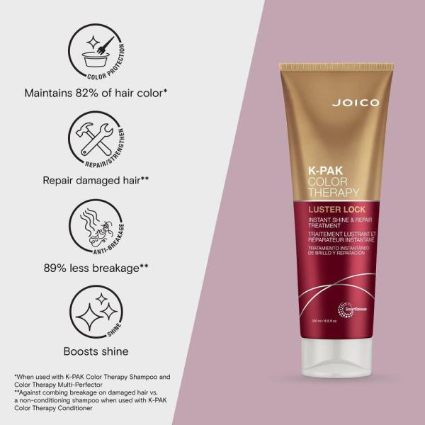 K-PAK Color Therapy Luster Lock Instant Shine &amp; Repair Treatment / 8.5 oz. by Joico