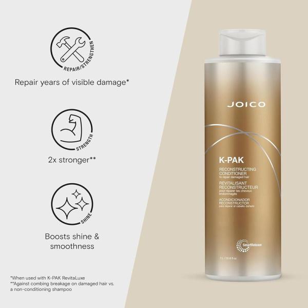K-PAK Reconstructing Conditioner / 33.8 fl. oz. - 1 Liter by Joico