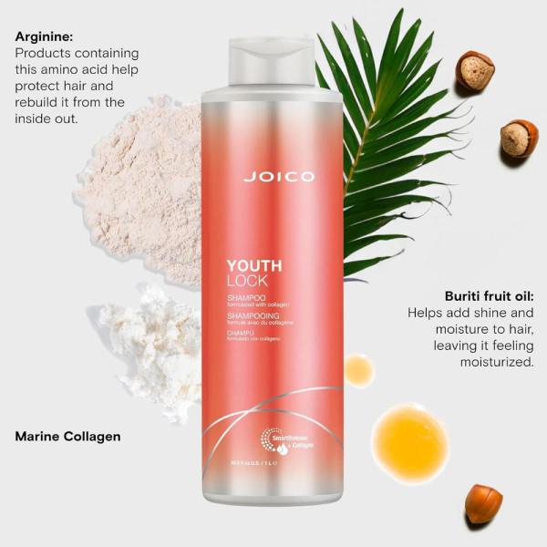 YouthLock Shampoo / 33.8 fl. oz. - 1 Liter by Joico