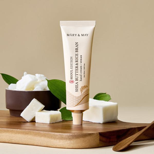 Mary&amp;May Seoul Edition SHEA BUTTER &amp; RICE BRAN Hand Cream
