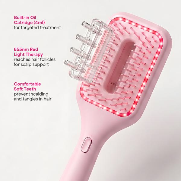 Root Rehab Hair Brush with Infrared + Oil Cartridge