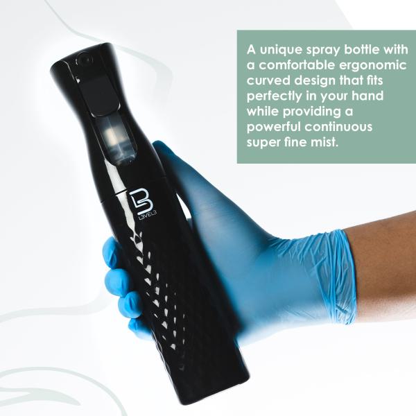 Beveled Spray Bottles 3-Pack