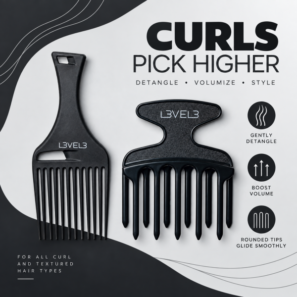 Hair Pick Comb Set - 2 Pc