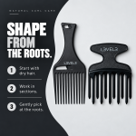 Hair Pick Comb Set - 2 Pc