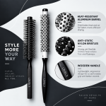 Round Brush Set - 2 Pc