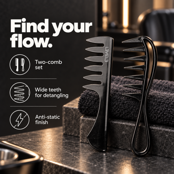 Styling Comb Set - 2 Pc