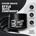 Tinted Hair Gel - Black Color