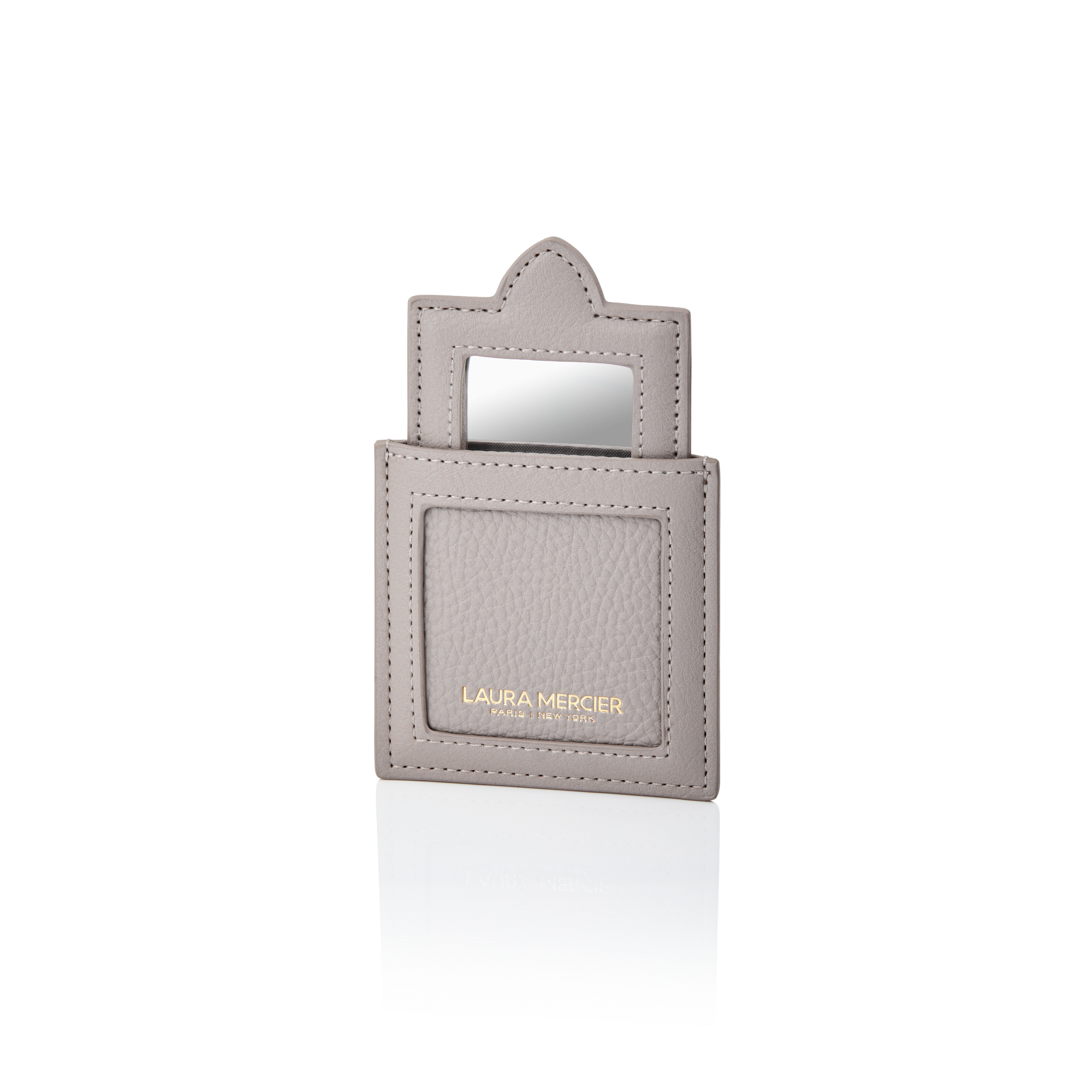 Gray Compact Mirror