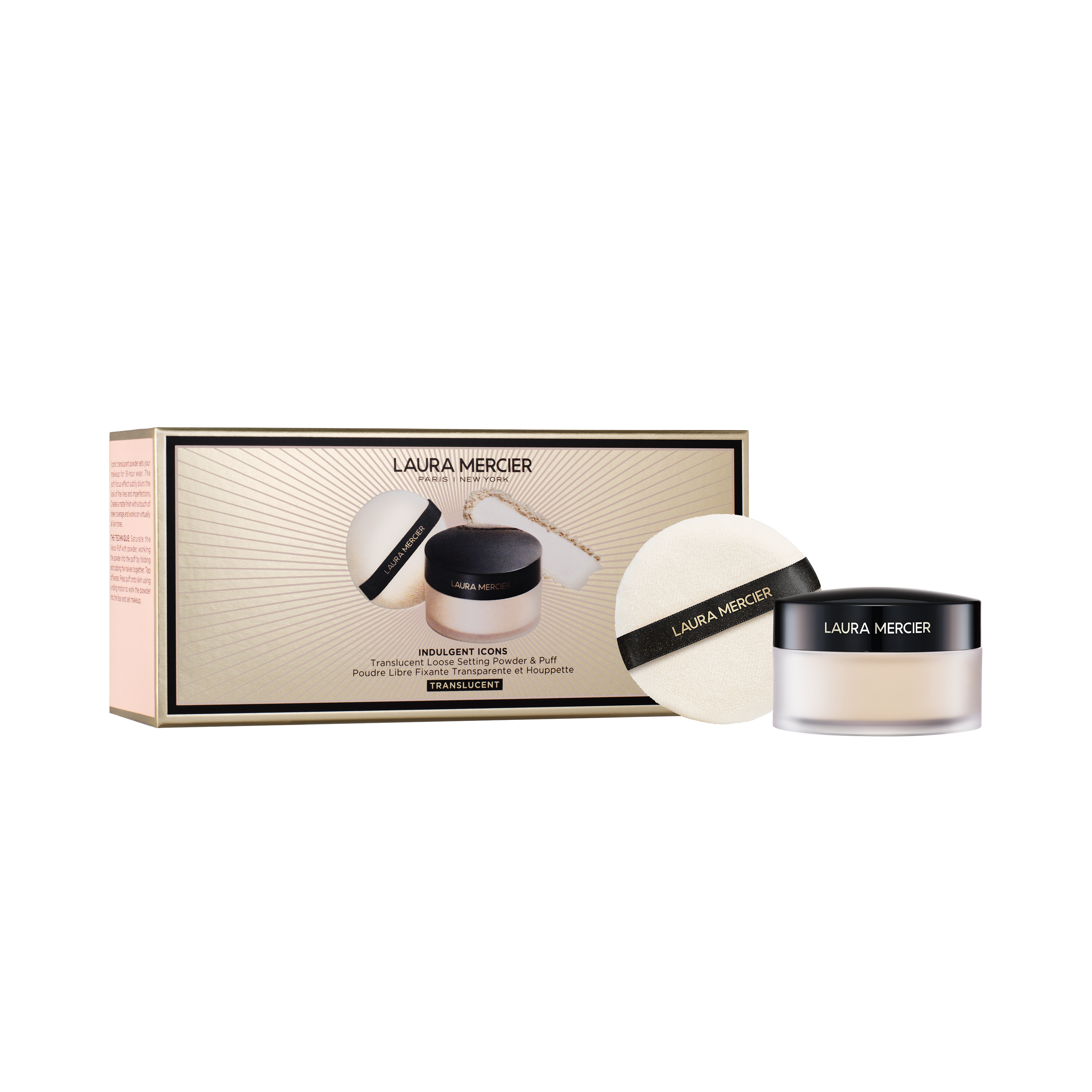 Indulgent Icons Translucent Loose Setting Powder + Puff