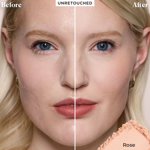 The Finishing Touch Translucent Loose Setting Powder &amp; Puff Tone-Up Rose