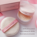 The Finishing Touch Translucent Loose Setting Powder &amp; Puff Tone-Up Rose