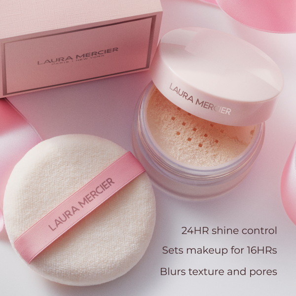 The Finishing Touch Translucent Loose Setting Powder &amp; Puff Tone-Up Rose