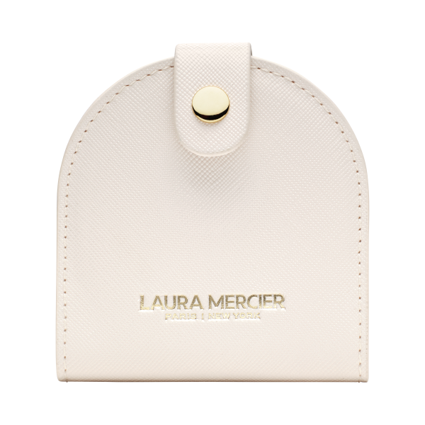 Cream Compact Mirror