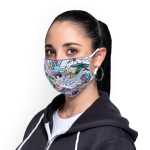 Cloth Face Mask - Illustration Print