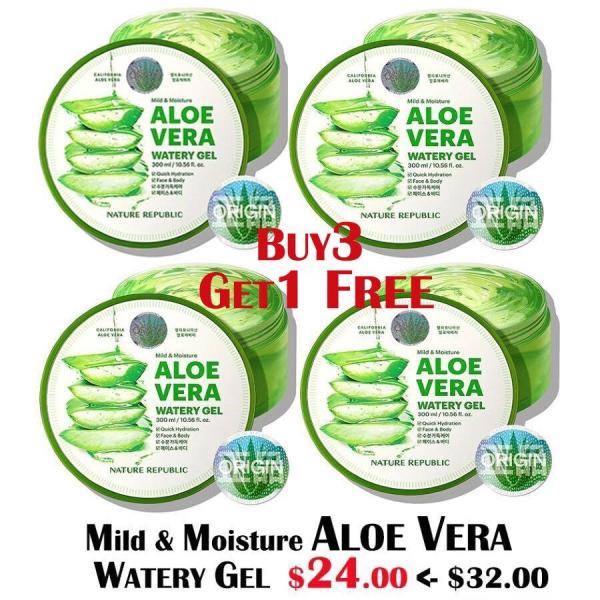[4X] Mild &amp; Moisture Aloe Vera Watery Gel