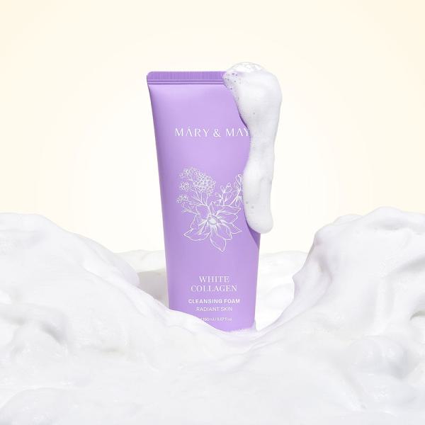 Mary&amp;May White Collagen Cleansing Foam