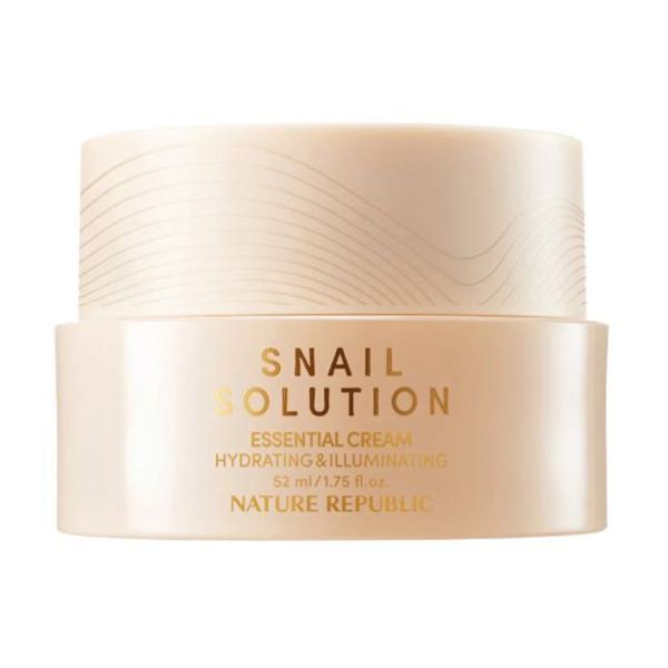 [IMPROVING SKIN COMPLEXION &amp; ELASTICITY] SNAIL SOLUTION ESSENTIAL CREAM (NEW)