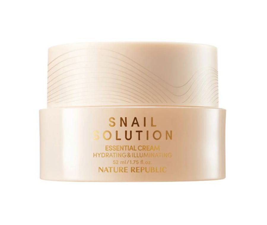 [IMPROVING SKIN COMPLEXION &amp; ELASTICITY] SNAIL SOLUTION ESSENTIAL CREAM (NEW)